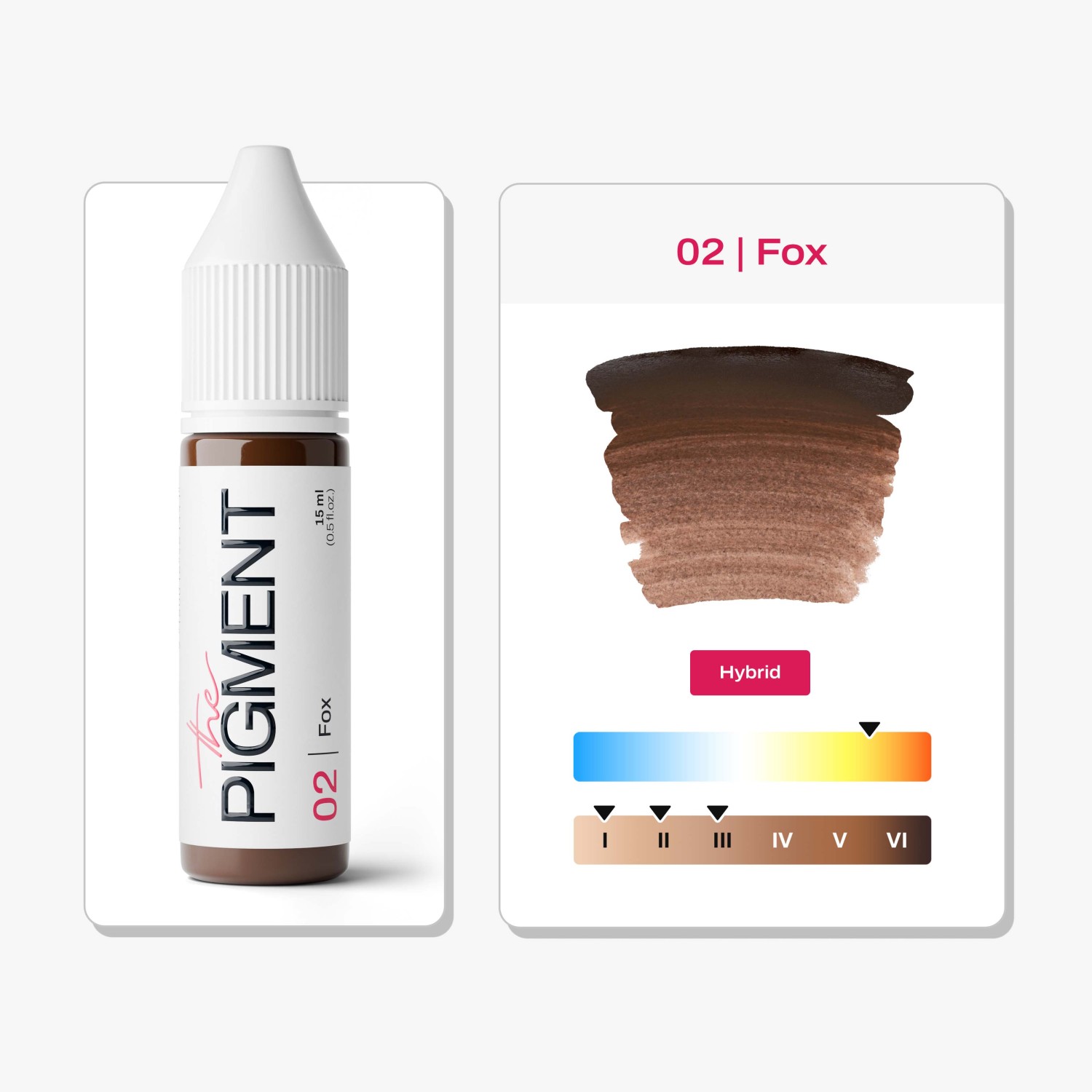 THE PIGMENT წარბის პიგმენტი Fox 15 მლ.